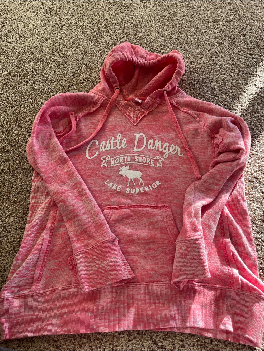 Pink Hooded Women's Sweatshirt